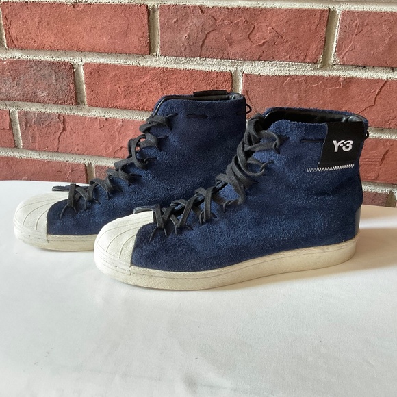 •Y-3 Super High Suede Sneakers Yohji Yamamoto Adidas Men’s US 9 Streetwear - Picture 1 of 12